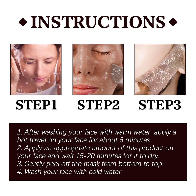 Peel Off Mask, Face Moisturising Mask, Blackhead Mask, Collagen Face