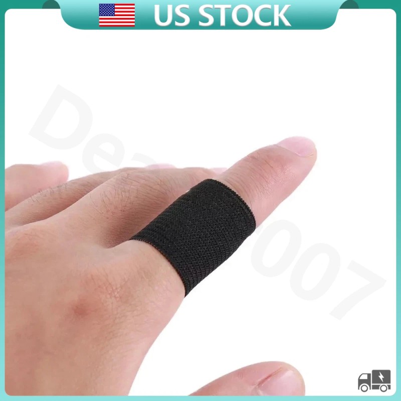 Deacar007 10pcs Finger Compression Sleeves Protector Support Pain Management Elastic