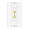 TNP 2 Pack Home Theater Speaker Wall Plate Outlet -