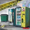 MENG 1:35 Scale Vending Machine and Dumpster Model Set (Multi-Colour)