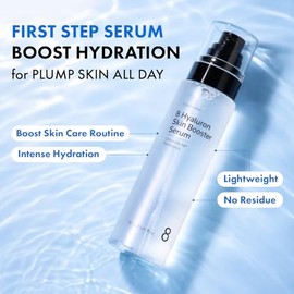 TOSOWOONG 8 Hyaluron Skin Booster Serum para cara con niacinamida, glicerina, pantenol, esencia facial que aumenta la hidratación, piel regordeta, pie