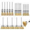 Wire Brush Drill, Pack of 20 Stainless Steel Wire Brushes,