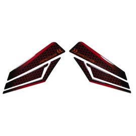 Tankpad Side Tank Protector Compatible with KTM Duke 390 Orange X800443VA