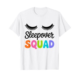 Sleepover Squad Sleepover Pajama Girl Slumber Party Matching T-Shirt