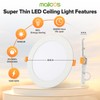 MAILCOS 24 Pack 6 Inch 5CCT Ultra-Thin LED Recessed Ceiling
