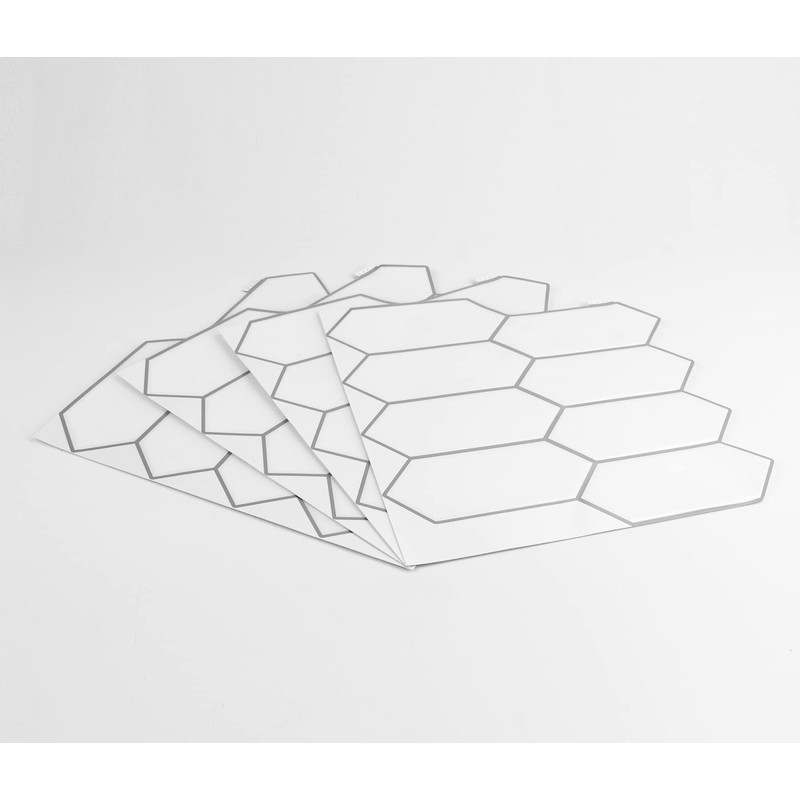 Rhombus Peel & Stick Backsplash Tiles