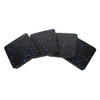 KOMBIUDA 4pcs Vibration Mat for Treadmill Soundproof Floor Pad Non-Slip