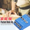 Drill Guide Jig 30 45 90 Degree Aluminum Alloy Angle