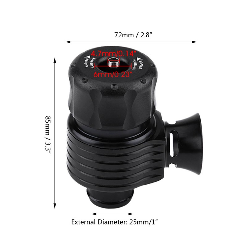 Universal 25mm/1inch Car Turbo Blow Off Valve Dump Valve Adapter