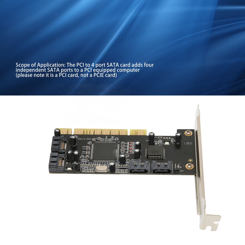 PCI to 4 Port SATA Card 4 Independent Serial ATA