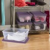 Sterilite Stackable 6 Quart Clear Home Storage Box with Handles
