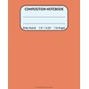 Coral Peach Composition Notebook: Wide Ruled | 110 Pages |