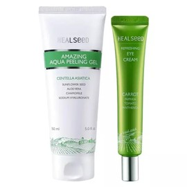 Hillseed Facial exfoliation removal Healseed Peeling Gel x 1 + Moisturizing Carrot Eye Cream x 1 After exfoliation, moisturizing set / 얼굴각질제거힐시드 필링젤 1개 + 보습 당근 아이크림 1개 각질제거 후 보습듬뿍 세트