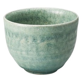 Marui Pottery MR-3-4482 Shigaraki Ware Hechimon Tea Cup, Capacity: Approx. 7.8 fl oz (200 ml), Black Celadon, Blue
