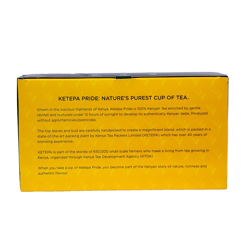 Ketepa Pride Standard Pack, 200 g, 100 Tag Less Teabags