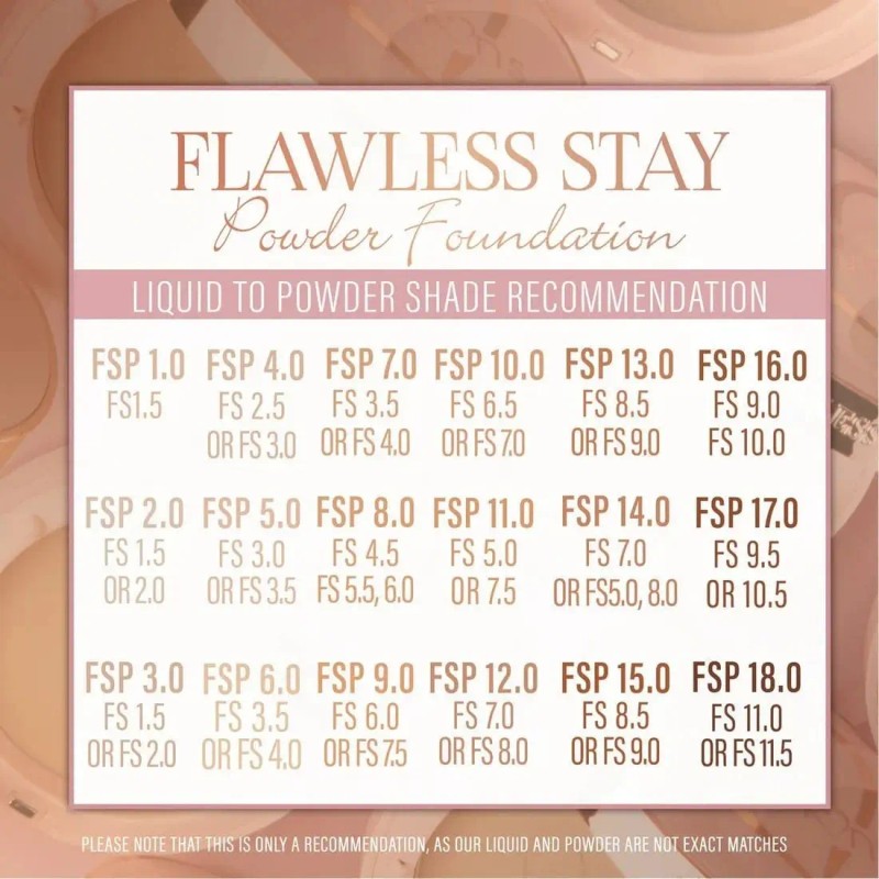 Beauty Creations - Flawless Stay Base En Polvo Compacto