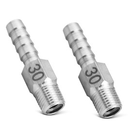 Universal Anti Siphon Valve Replacement for Boat Fuel Tank Pickup Tube with 1/4" NPT, 3/8" Hose for Marine Engine Fuel Tanks, 2 Pack.