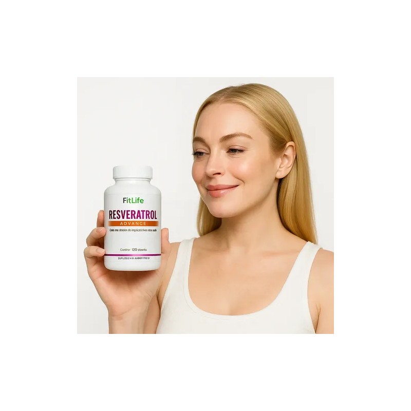 Fitlife Resveratrol 120 Caps 2 Meses Alta Concentración