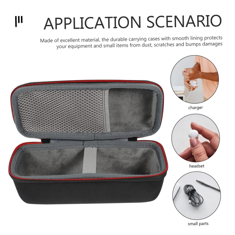 LALAFINA Travel Tech Organiser Speaker Storage Box Electronics Carrying Case