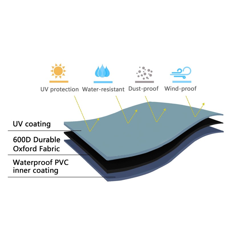 BANER GARDEN Patio Chair Covers 2 Pack, Outdoor Chair Covers