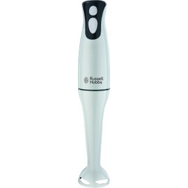 Russell Hobbs Food Collection Electric Hand Blender, 2 Speeds and Pulse Technology, Detachable blending leg for easy cleaning, Stainless steel blades, 200W, 22241, White [Energy Class A]