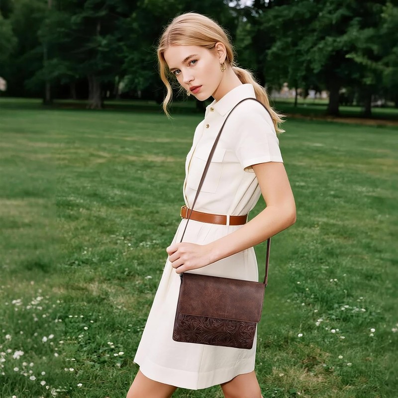 MEITRUE - Bolsos cruzados pequeños para mujer, piel vegano con