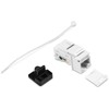 TRENDnet Cat6 Keystone Jack, 25-Pack Bundle, 90° Angle Termination, Compatible