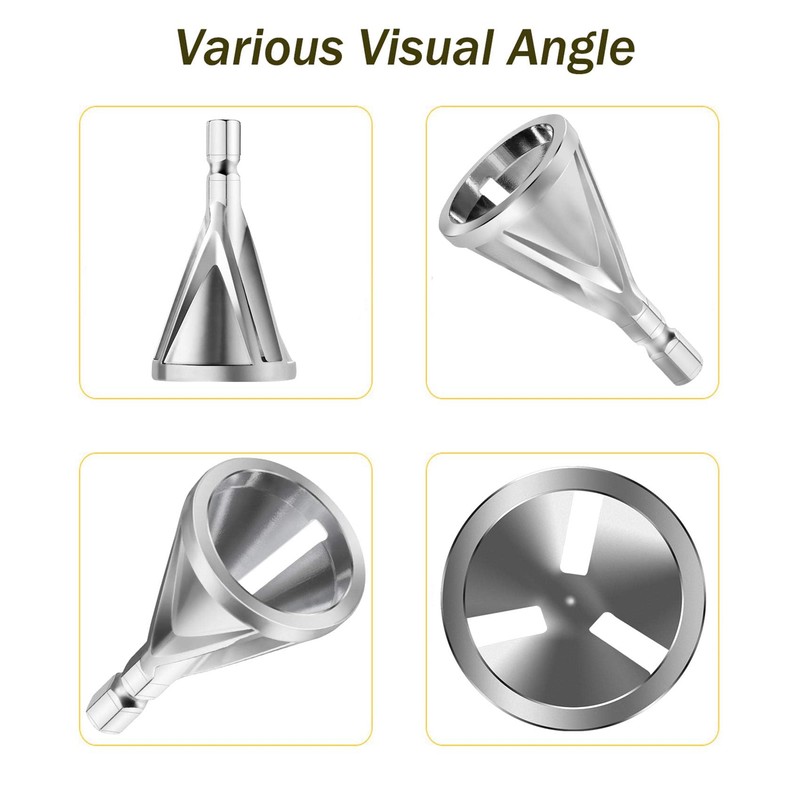 zalati External Chamfer Tool HSS Deburring Tools with Hex Shank