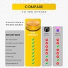 Molinillo compacto de especias de 5,6 cm, color dorado