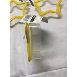 Unbranded Lot of 3 Plastic Soft Grip STAR Cookie Cutters Yellow