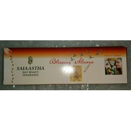 Saiaastha Incense - Nav Bhakti Fragrance - Blessing Always - 3 + 1 Bonus Sticks