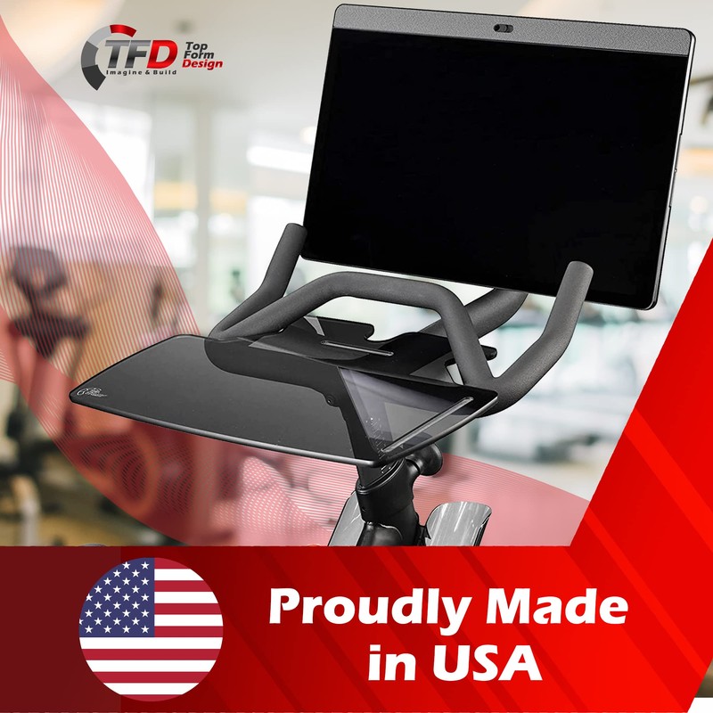TFD The Tray+ | Compatible with Peloton Bikes+ ONLY (Dark)|