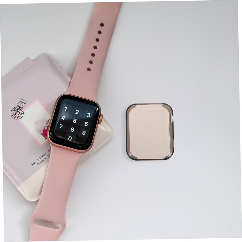 jojofuny Watch TPU Case 2 Pieces Full Coverage Anti-Fingerprint Easy