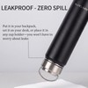 Vacuum All Stainless Steel Insulated Water Bottle 24OZ - Black