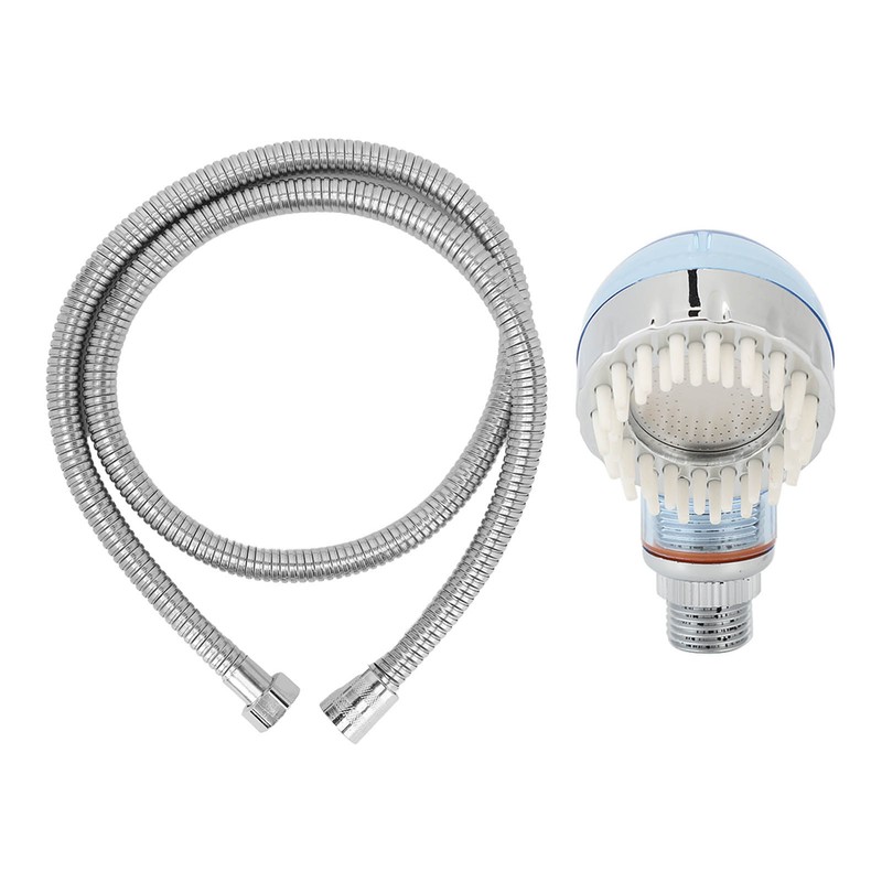 Electroplated Shampoo Bowl Spray Head Hose Professional Hair Salon Pressurization