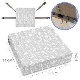Child Booster Seat 33 x 33 x 8 cm Waterproof – Seat Cushion Children's Chair Cushion Child Booster Seat Cushion Foam Chair Raiser Arrows
