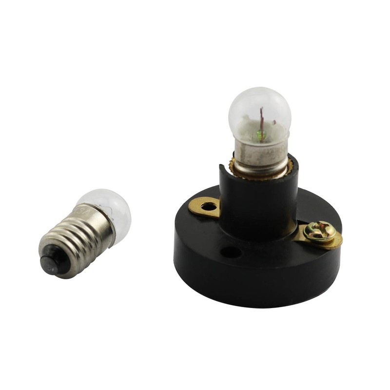 RuiLing 25-Pack E10 Small Light Bulbs Screw Base Indicator Light