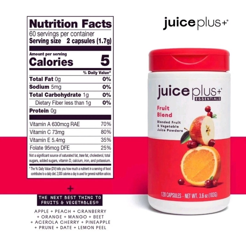 Juice Plus+ 2 Fruit + 2 Vegetable Blends – 4