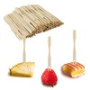 100 Pack Bamboo Appetizer Forks, Toothpick for Appetizer, 3.5 Inch