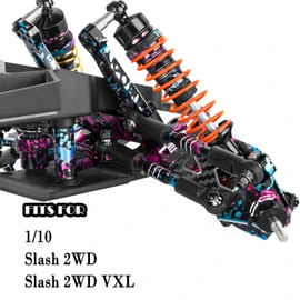 RCMYou RC Upgrades Parts for 1/10 Slash 2WD,Slash 2WD VXL,Aluminum Suspension Arms & Caster Block & Steering Blocks & Rear Stub Axle Carriers.Colorful