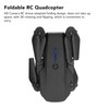 Jectse Foldable Drone, Mini RC Quadcopter with Dual 4K &