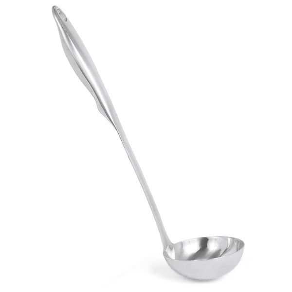 Internet’s Best Stainless Steel Soup Ladle - Large Kitchen Utensil Spoon - Punch Bowl and Soup Pan Ladle