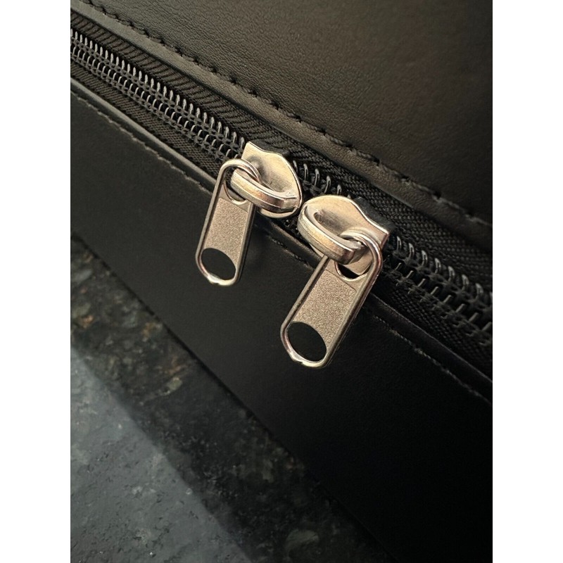 Harlembling Leather Travel Jewelry Box Case