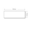 V Safety Evacuation Route Arrow Down 300 x 100 mm