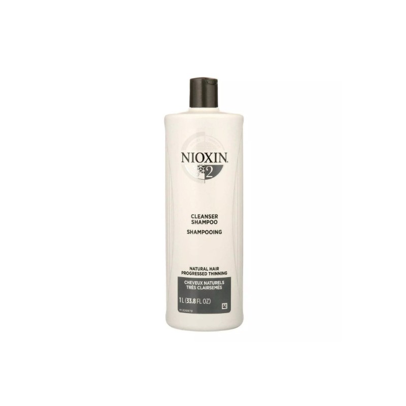 Nioxin Cleanser Shampoo System 2 Natural Hair Progressed Thinning 33.8