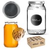 KADAX Honey Jars, 900 ml, Preserving Jars with Fi82 mm