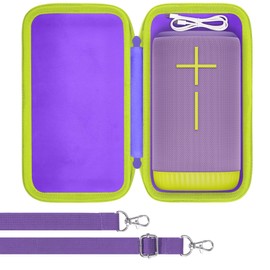 for Ultimate Ears UE EVERBOOM Wireless Bluetooth Portable Speaker Hard Protective Case, Portable Travel Case Replacement (Purple Case) - co2CREA
