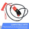 Downhill Motorcycle Kill Stop Switch, 7/8" 2-Wire Engine Kill Switch,