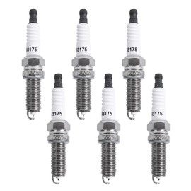 Iridium Spark Plugs 6 PCS 93175 LKR7DIX-11S Compatible with Acura RDX Chrysler 200 Dodge Charger Challenger Honda Accord Odyssey Hyundai Santa Fe Jeep Cherokee Kia Sedona Ram 1500 V6 3.3L-3.8L