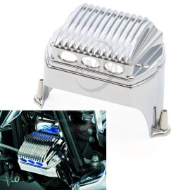 Unbranded Chrome Front Voltage Regulator Cover For Harley Electra Street Glide FLHX FLHXXX